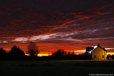 Epic Creggan/Lough Neagh Sunset Sky Show - November 30th 2014